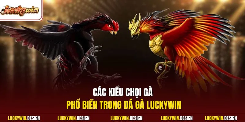 Các kiểu chọi gà phổ biến trong đá gà LUCKYWIN