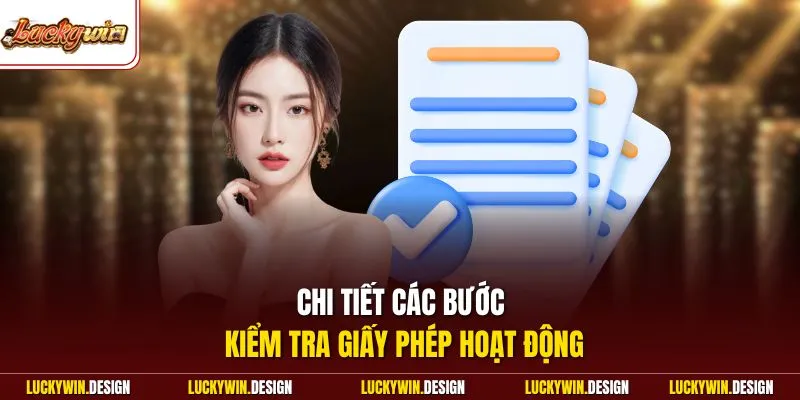 Chi tiết các bước kiểm tra giấy phép hoạt động