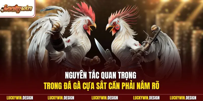 Nguyên tắc quan trọng trong đá gà cựa sắt cần phải nắm rõ
