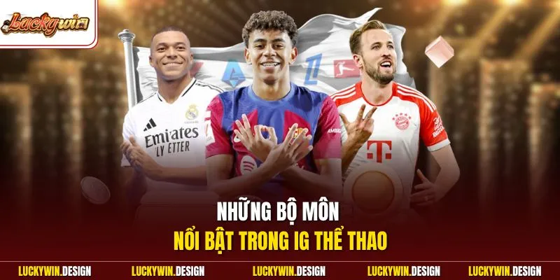 Những bộ môn nổi bật trong IG thể thao
